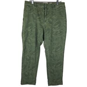 By Anthropologie The Wander Leaf Design Women's Pants 32